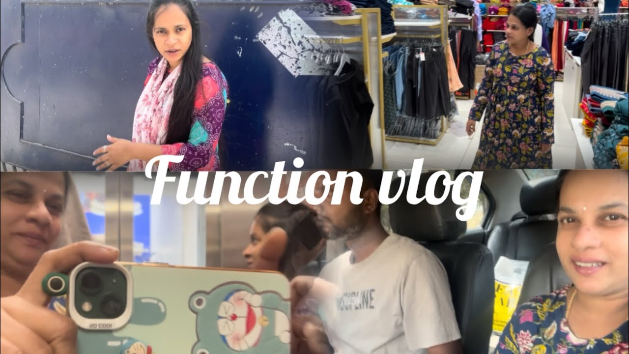 Eveng engagement function ku porom | Function kaga shopping panna time ey illa 