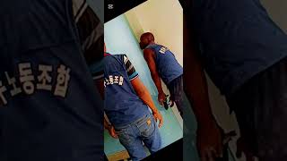 installation of a glass door in Cancer center fmc ebute meta by BO-SUN TECH NIG LTD