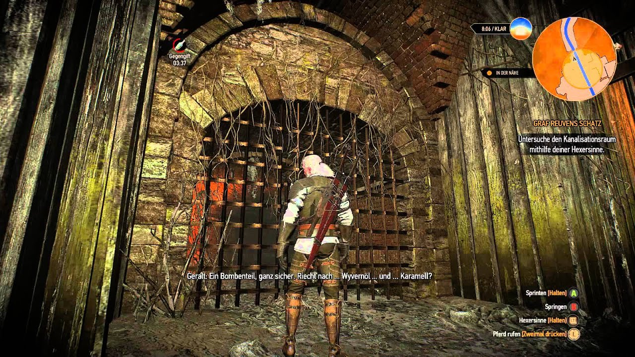 The Witcher 3 Graf Reuvens Schatz THE WITCHER 3 Wild Hunt Gameplay German PC Deutsch Part 194 (Graf