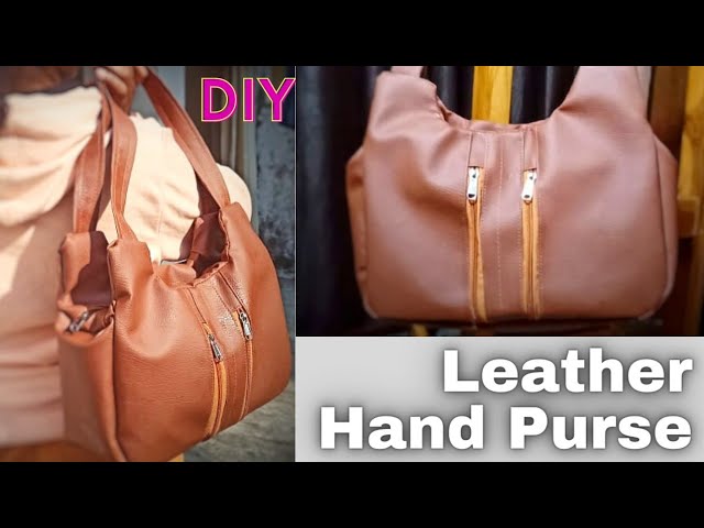 छोटे कतरनों से बनाए सुंदर SLING BAG/DIY PURSE/HANDBAG CUTTING AND STITCHING/LADIES  PURSE - YouTube