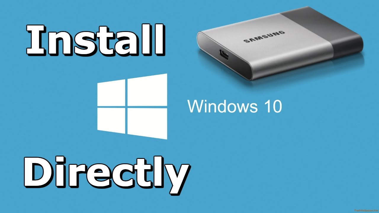 how to install a hard drive windows 10