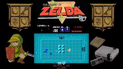 The Legend of Zelda (NES) Walkthrough - Part 2 - The Eagle Dungeon