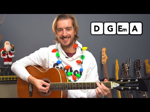 Learn "Deck The Halls" - Very Easy Christmas Song on Guitar