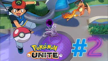 Pokemon Unite Mobile - Gameplay Walkthrough Part 2 - Mew vs Charizard  (iOS, Android)