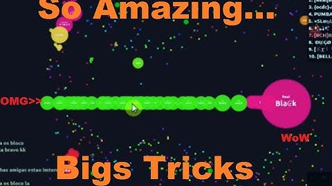 Agma.io - Extreme Gameplay [Amazing tricks]