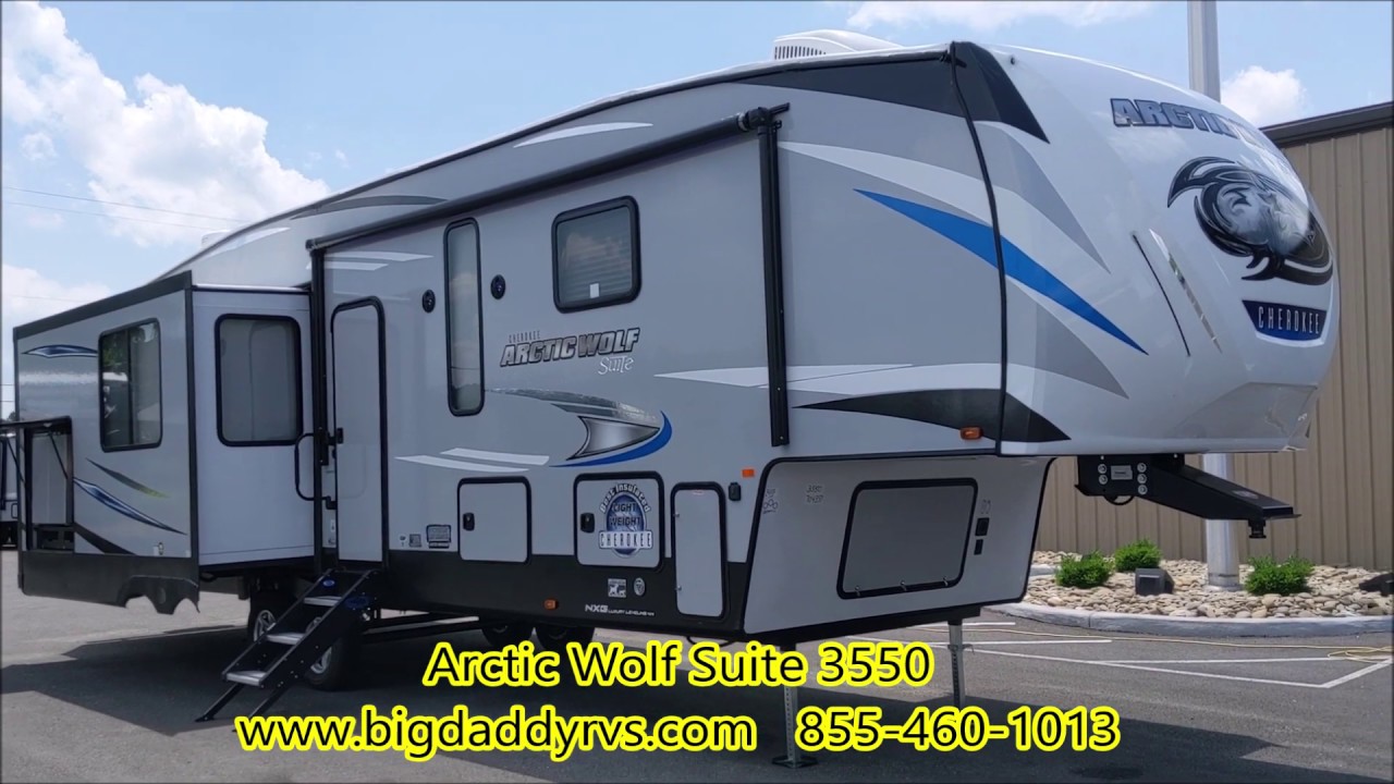 Cherokee Arctic Wolf Suite 3550 fifth wheel at Big Daddy RVs with a 10 ...