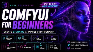 ComfyUI Beginner Tutorial 2026 - Your first AI image workflow (step-bystep)