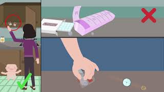 Safe use of button cells