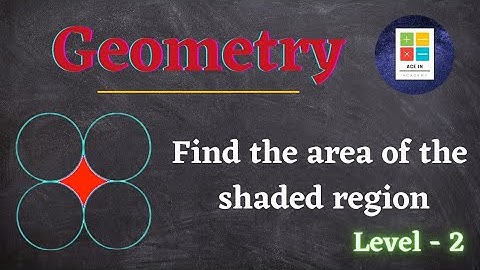 Find the area between the circles !