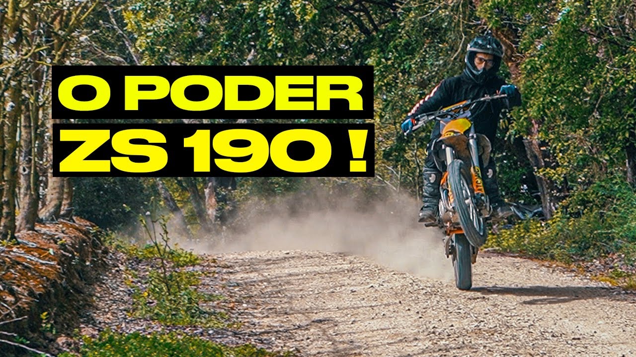 TESTEI O 190CC NA MINHA PITBIKE
