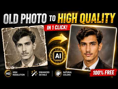 Turn Black & White Photos Colorful with AI - 100% FREE Trick (2026)