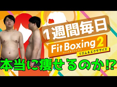 【Fit Boxing2】一週間フィットボクシングをやり続けた結果