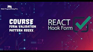 #011 - Tutorial React Hook Form - Form Validation Pattern Regex