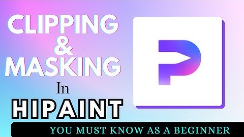 HIPAINT | How to use clipping mask in hipaint, Beginners hipaint tutorial