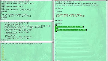 Multilingual Development with Ntmux - Clojure, Haskell and JavaScript