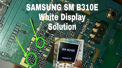 SAMSUNG SM B310E White Display Solution