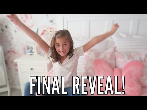 The FINAL REVEAL! | GIRLS BEDROOM MAKEOVER, PART 2