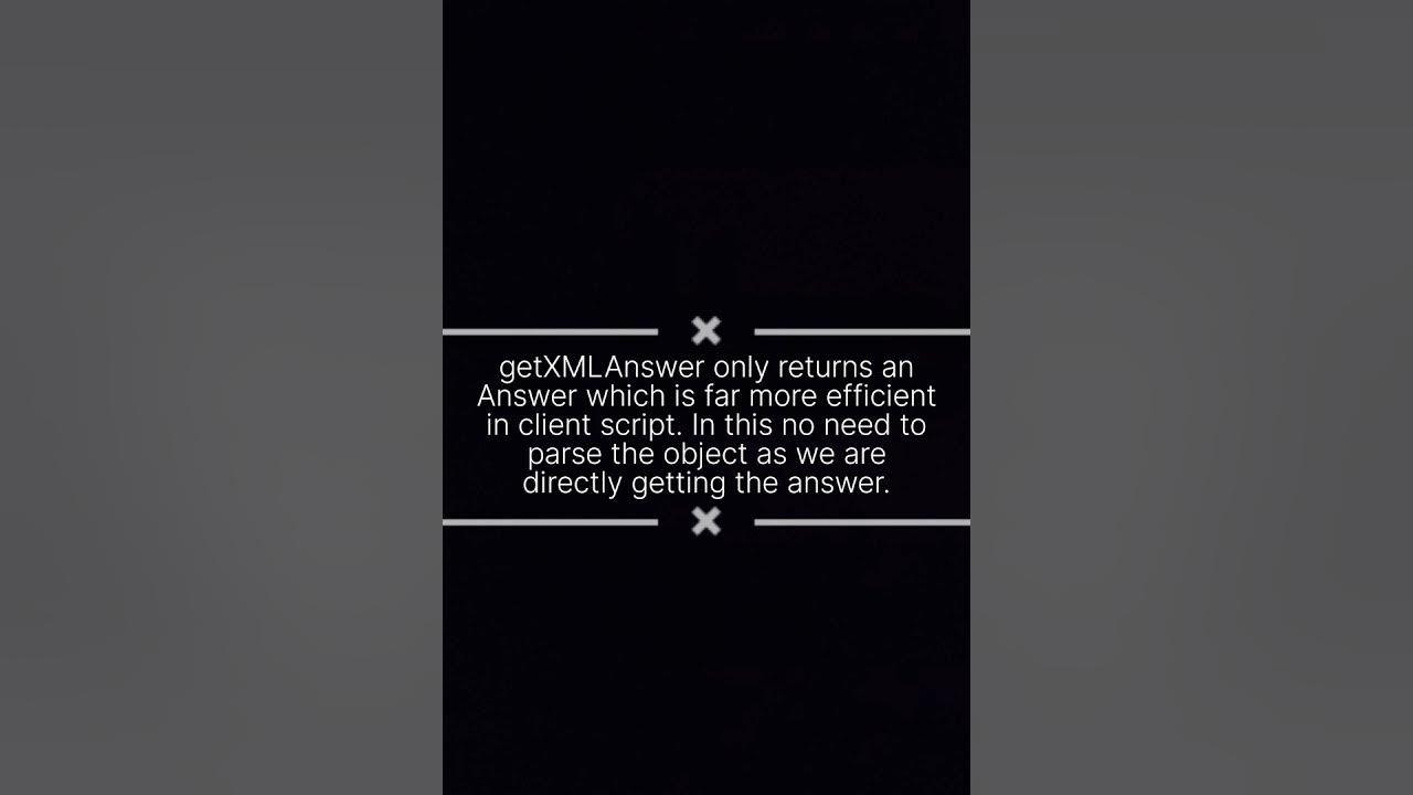  1 difference between getxml getxmlanswer and getxmlwait servicenow 