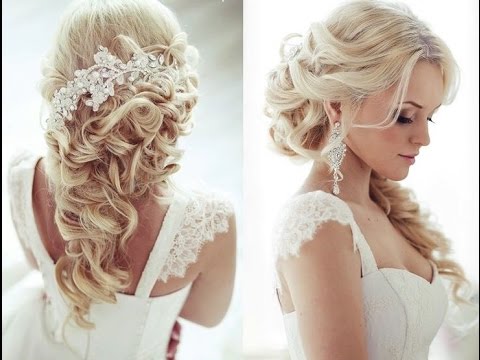 PEINADOS LINDOS DE NOVIA 2015  Wedding hairstyles - YouTube