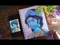Drawing Krishna| krishna Drawing| easy drawing step by step.