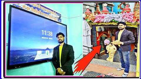 Digital board| Digital board price India |Dear sir jee| temple vlog