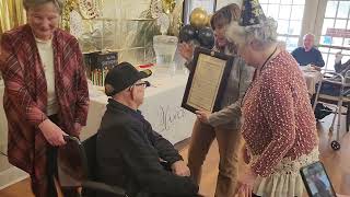 Man of Honor: Congresswoman visits Newport centenarian, D-Day veteran