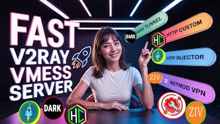 Set Up Fast V2Ray VMess Server on Top 5 VPN Apps | Dark Tunnel, HTTP Custom, Injector, Zivpn, NetMod screenshot 4