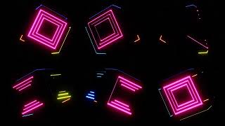 Color Cubes Vj Loop  Shines Abstract Aesthetic Light Reflection 4K VJ Loop Moving Background