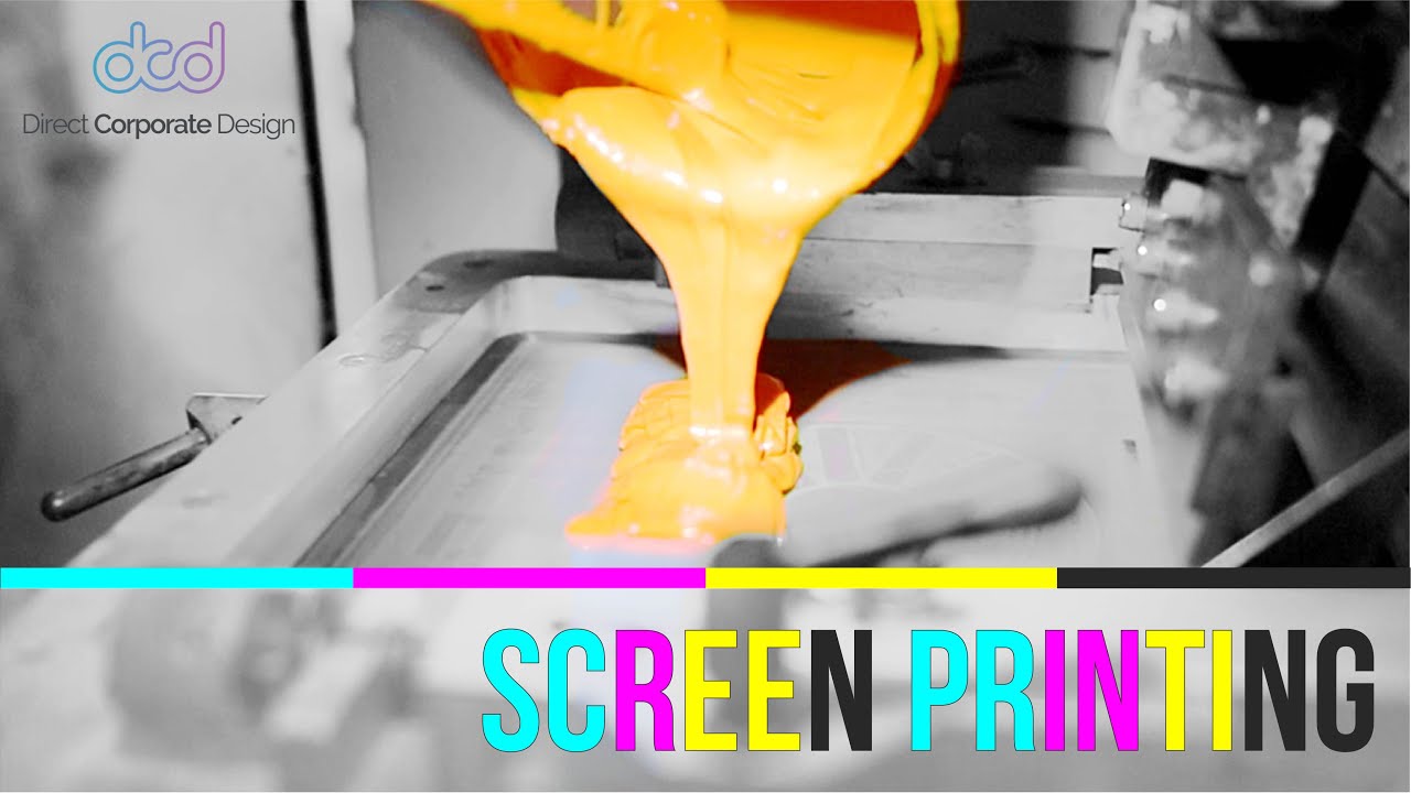 Screen Printing Printing On Discs YouTube