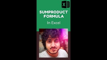 SumProduct Formula in Excel