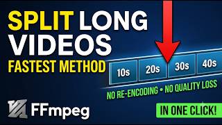 How to Split Any Long Video into Equal Parts (Fastest Method | No Quality Loss)