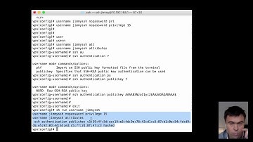 SSH keypair authentication on Cisco ASA firewall
