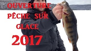 GROSSE PERCHAUDE OUVERTURE PÊCHE SUR GLACE 2017 / ice fishing for TROPHY perch 2017 AQUA-VU