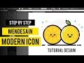 Step by Step Cara Desain Icon Modern dengan Adobe Illustrator | Tutorial Design