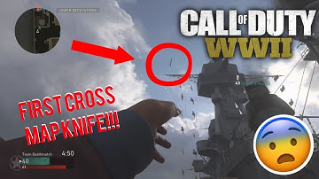 My FIRST EVER Cross Map Throwing Knife on WW2!!! (Launch Day)