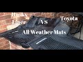 Husky Liner VS OEM Toyota All Weather Floor Liners:Tacoma 3rd Gen