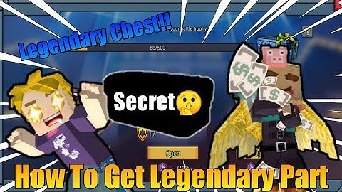 How To Get Legendary Part!!(Secret Chest) In (Build And Shoot)  [Blockman Go:Adventure] Koto BG
