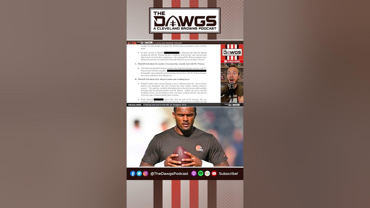 Deshaun Watson Court Document Reveals What the Media Won't Tell You