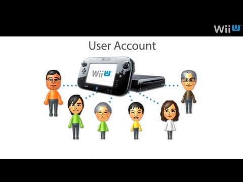 Accounts on Wii U