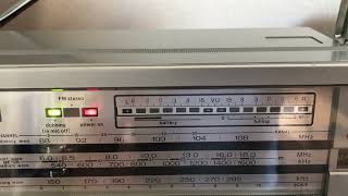 SHARP GF 555 stereo boombox led meters beat