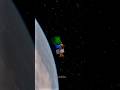 Chicken Jocky! #space #blender #blender3d #minecraft #short