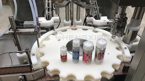 CX-YGF 60ml e liquid filling machine,chubby gorilla filling capping labeling machine