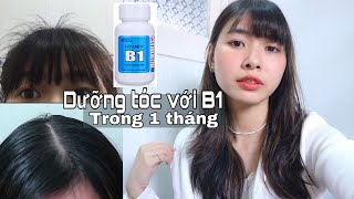 Dưỡng Tóc Với VITAMIN B1 Trong Vòng Một Tháng Và Cái Kết Hú Hồn | HAIR CARE WITH Minganne