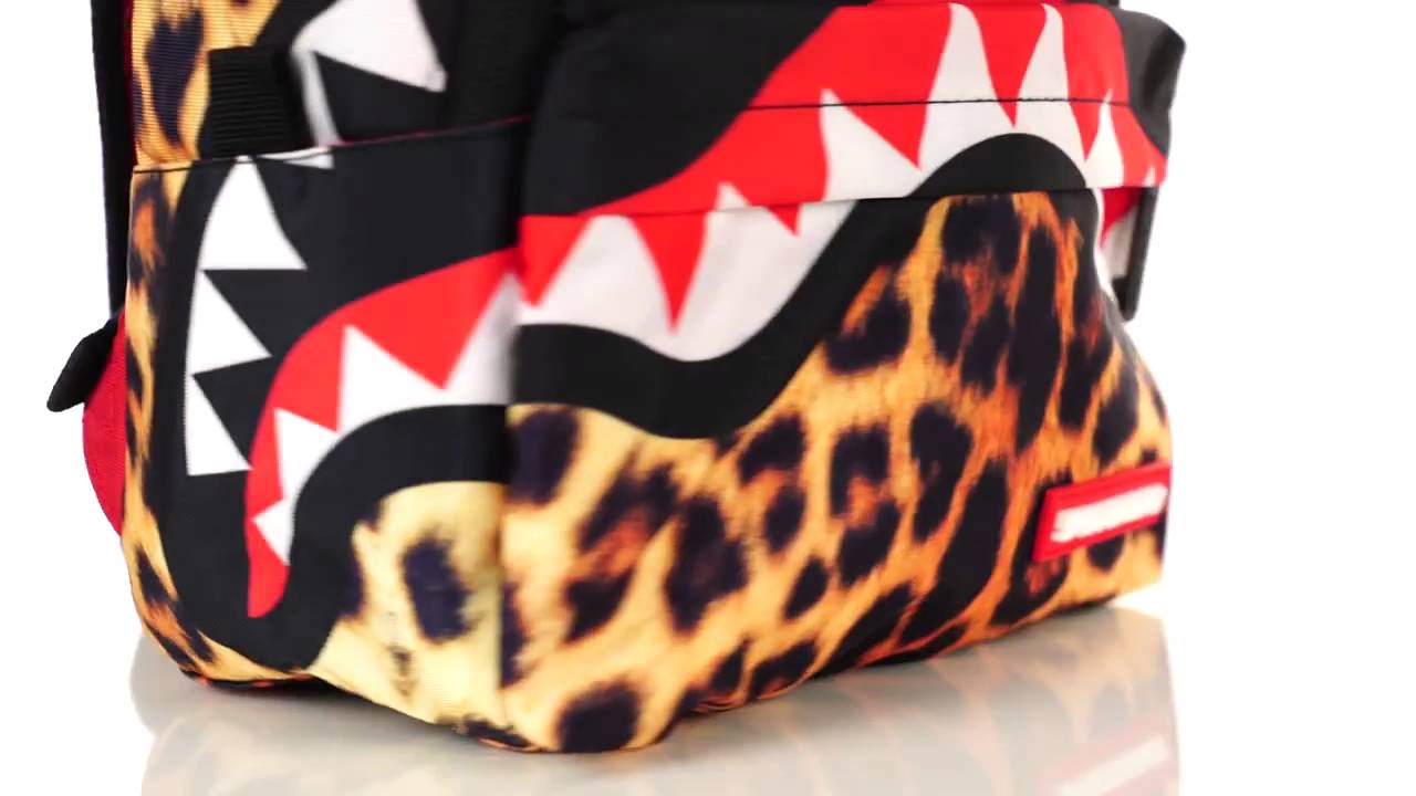 Sprayground Lil Leopard Shark Backpack - Shop eBags.com 