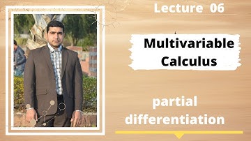 Introduction to Partial Derivatives (lecturer asad ali)