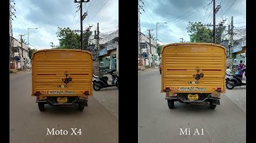 Moto X4 vs Mi A1 Camera Comparison