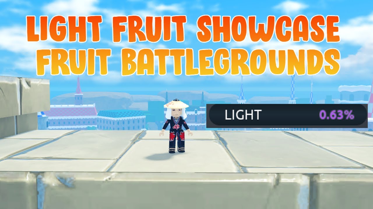 Light showcase Fruit Battlegrounds 