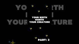your birth month, your creature part 2  #roblox #cos #creaturesofsonariaroblox