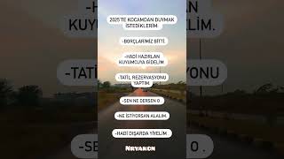 Canim Kocamdan 2025,Te Duymak İstedi̇kleri̇m