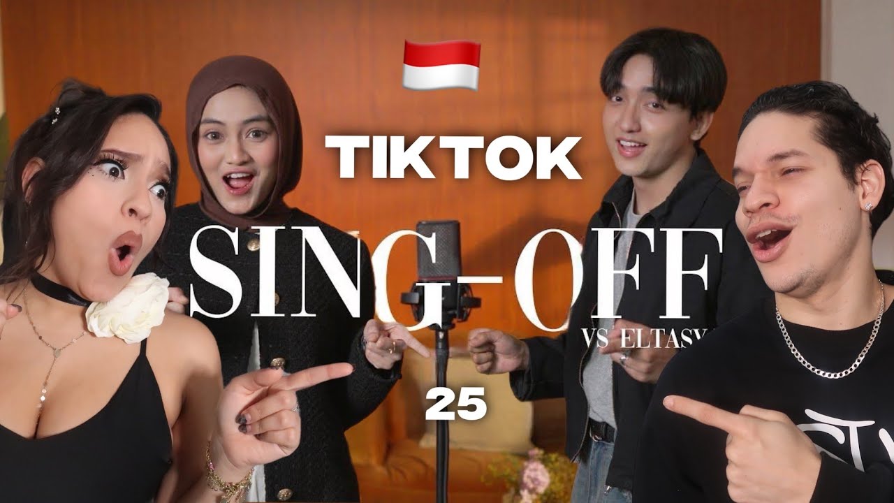 FIRE!!! Waleska & Efra react to SING OFF TIKTOK SONGS PART 25 | Reza vs Eltasya Natasha